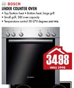 Bosch Under Counter Oven-58 Ltr