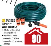 Garden Master Hosepipe with Fittings