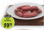 Foodco Beef Bangers-Per Kg