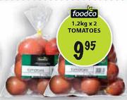 Foodco Tomatoes-2x1.2kg