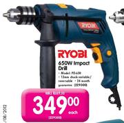 Ryobi Impact Drill-650W