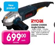 Ryobi 230mm Angle Grinder-2200W