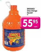 Brookes Oros Orange Squash-5l