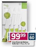 Anzo Fresh Up Kitchen Knife Set-5 Piece Per Set
