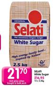 Selati White Sugar-2.5kg