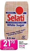 Selati White Sugar-2.5kg Each