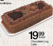 Chocolate Log Cake-Each
