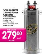 Sound Quest 2 Farad Power Capacitor