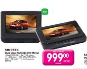 Sinotec Dual View Portable DVD Player-PDVD-X28