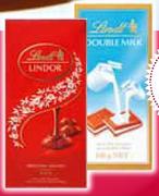 Lindt Chocolate Slab Assorted-100g Each