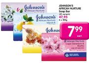 Johnson's African Nurture Soap Bar-200g Each