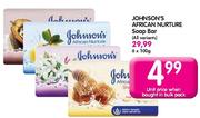 Johnson's African Nurture Soap Bar-100g Each