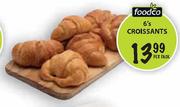 Foodco Croissants-6's Per Pack