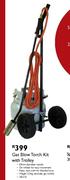 Gas Blow Torch Kit With Trolley