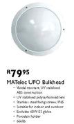 MATelec UFO Bulkhead