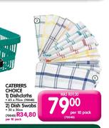 Caterers Choice Dish Cloths-Per 10 Pack-45x70cm