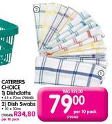 Caterers Choice 45x70cm Dishcloths-Per 10 Pack