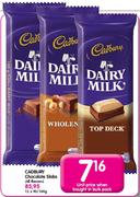 Cadbury Chocolate Slabs-90/100g