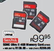 SanDisk SDHC Ultra II Memory Card-8GB