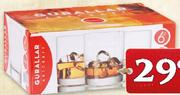 Liberty Hi-Ball/Whisky/Zombie/Beer Glasses-6 Pack Per Pack