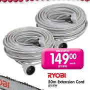 Ryobi 20m Extension Cord-Each
