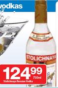 Stolichnaya Russian Vodka-750ml