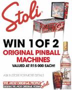 Stoli Original Pinball Machines Each