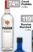 Count Pushkin vodka-750ml 