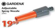 Gardena Adjustable Spray Nozzle