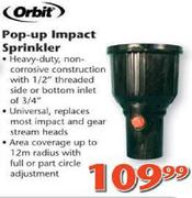 Orbit Pop-Up Impact Sprinkler 