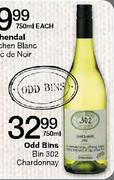 Odd Bins Bin 302 Chardonnay-750ml
