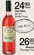 Odd Bins Bin 63 Merlot Rose-750ml