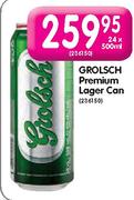 Grolsch Premium Lager Can-24x500ml