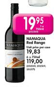 Namaqua Red Range-750ml
