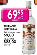 Smirnoff 1818 Vodka-750ml