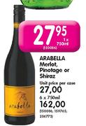 Arabella Merlot, Pinotage Or Shiraz-750ml