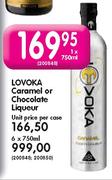 Lovoka Caramel Or Chocolate Liqueur-750ml