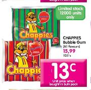 Chappies Bubble Gum-125's 