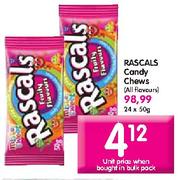 Rascals Candy Chews-50g 