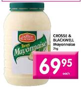 Crosse & Blackwell Mayonnaise-3kg Each