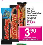 Nestle Bar-One,Bar-One Coffee Or Bar-One Powernut Each