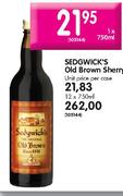Sedgwick's Old Brown Sherry-12x750ml