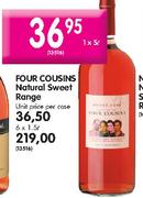 Four Cousins natural Sweet Range-750ml