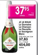 JC LE Roux Le Domaine, La Chanson, La Fleurette Or Sauvignon Blanc-12x750ml