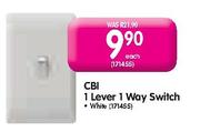 CBI 1 Lever 1 Way Switch(White)