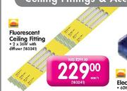 Flourescent Ceiling Fitting-2x36W With Diffuser
