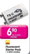 Flourescent Starter Pack 80W-4's Pack