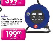 Reeloc 20m Reel With 1mm Double Plug Switch
