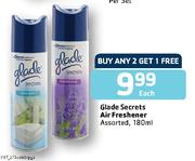 Glade Secrets Air Freshner Assorted-180ml
