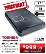 Toshiba Hard Drive-1TB